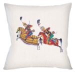 Housse de coussin en velours persan – Design Cheshm Nazar (Set de 2)