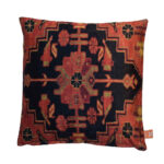 Housse de coussin en velours persan – Design Jajim imprimé (Set de 2)