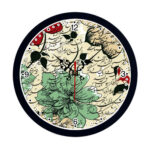 Horloge murale analogique inspirée de la Perse avec motif – Sher