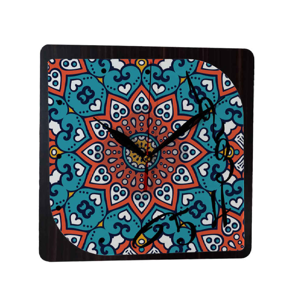 Horloge murale analogique inspirée de la Perse avec motif - Azin