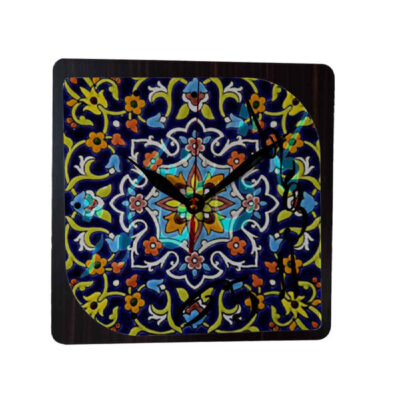 Horloge murale analogique inspirée de la Perse avec motif – Javid