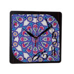 Horloge murale analogique inspirée de la Perse avec motif – Laleh