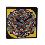 Horloge murale analogique inspirée de la Perse avec motif – Mehr