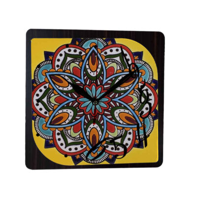 Horloge murale analogique inspirée de la Perse avec motif – Mehr