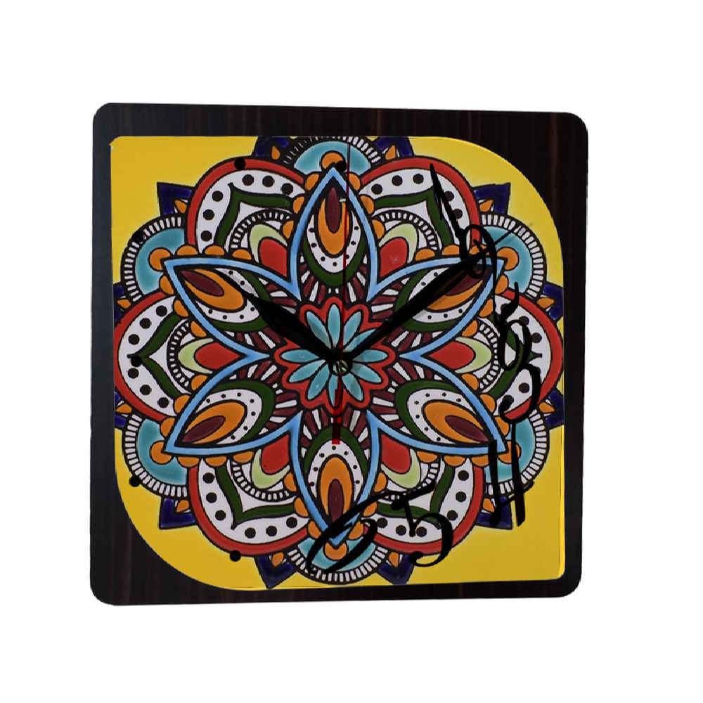Horloge murale analogique inspirée de la Perse avec motif - Mehr