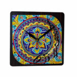 Horloge murale analogique inspirée de la Perse avec motif – Toranj