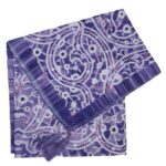 Artistic Print Summer Scarf for Women – Luxe and Vibrant Baharan Design