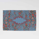 Set de 4 sets de table bleus en tissu Sous l’assiette – Modèle Sama