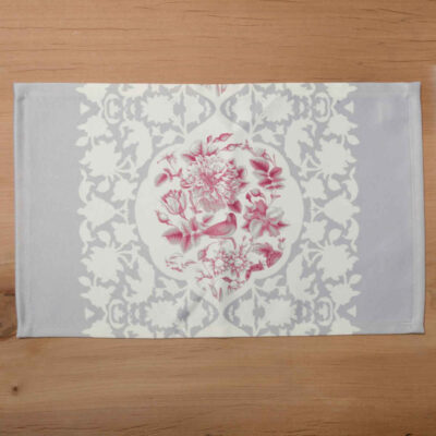Set de 4 sets de table en tissu Sous l’assiette – Modèle Ahoo
