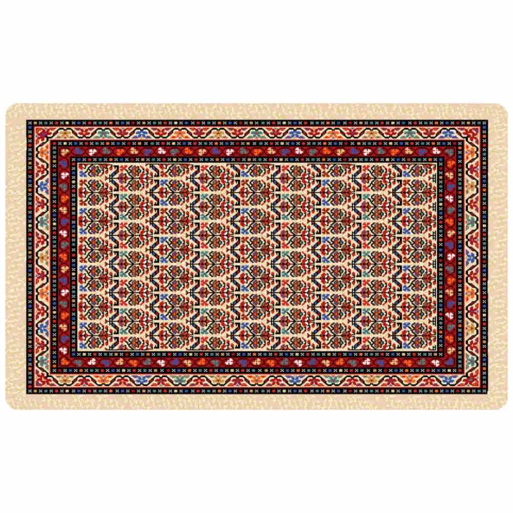 Indoor Doormat for Home Decor – Non-Slip Persian-Inspired Printed Aban