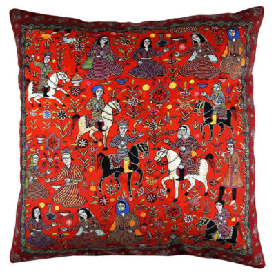 Housse de coussin en velours persan traditionnel – Design Bahram (Set de 2)