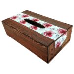 Couvercle de boîte à mouchoirs en bois rustique – Afsoon