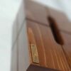 Couvercle de boîte à mou tissues en bois rustique – Telan