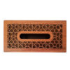 Couvercle de boîte à mouchoirs en bois rustique – Design traditionnel