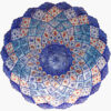 Bol et Assiette Décoratifs en Cuivre Peints à la Main avec de l'Émail Minakari Persan Azar