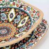 Bol et assiette en céramique Minakari persane fait main modèle Sivan