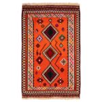 Tapis Kilim en laine persane tissé à la main à Fars Traditionnel Aidin