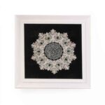 Art filigrané persan avec agate – Motif Eslimi artistique