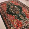 Tapis persan authentique en soie noué à la main à Khorasan Lachak Toranj