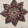 Nappe iranienne : Tapisserie traditionnelle de Kalamkari d'Isfahan Atarian