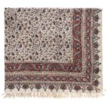 Nappe iranienne : Tapisserie traditionnelle de Kalamkari d’Isfahan Hoora