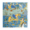 Nappe iranienne : Tapisserie traditionnelle de Kalamkari d'Isfahan Tina