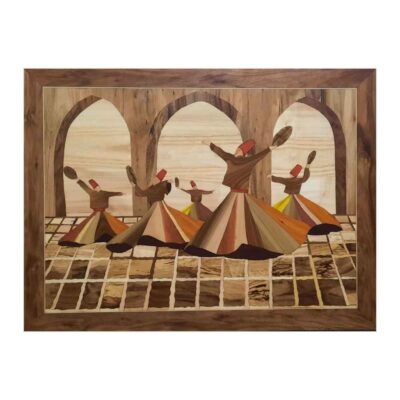 Art en Marqueterie de Bois – Danse Sama