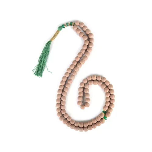 Chapelet islamique de Karbala avec terre sacrée (Khak-e-Shifa) pour chiite Hadis