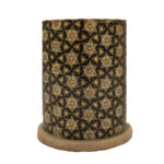 Porte-stylo en Bois Fait Main – Motif Khazan avec Khatamkari