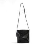 Sac bandoulière en cuir véritable fait main – Édition 3D