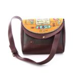 Sac Bandoulière Cuir Perse – Azad, Artisanale de Luxe
