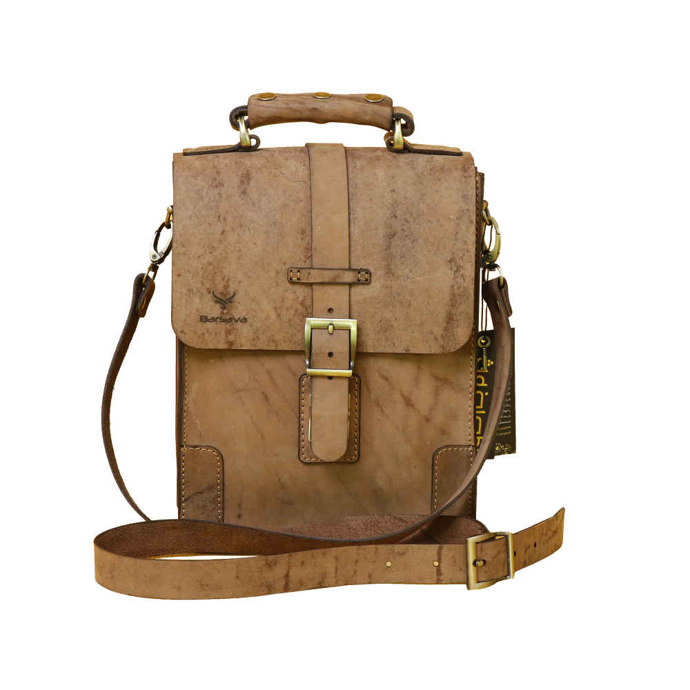 Sac Messenger en Cuir Luxueux - Modèle Barad Fait Main