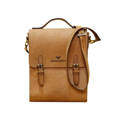 Sac Messenger en Cuir Luxueux – Modèle Barasa Fait Main