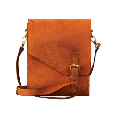 Sac Bandoulière en Cuir Luxueux Fait Main – Édition Honey