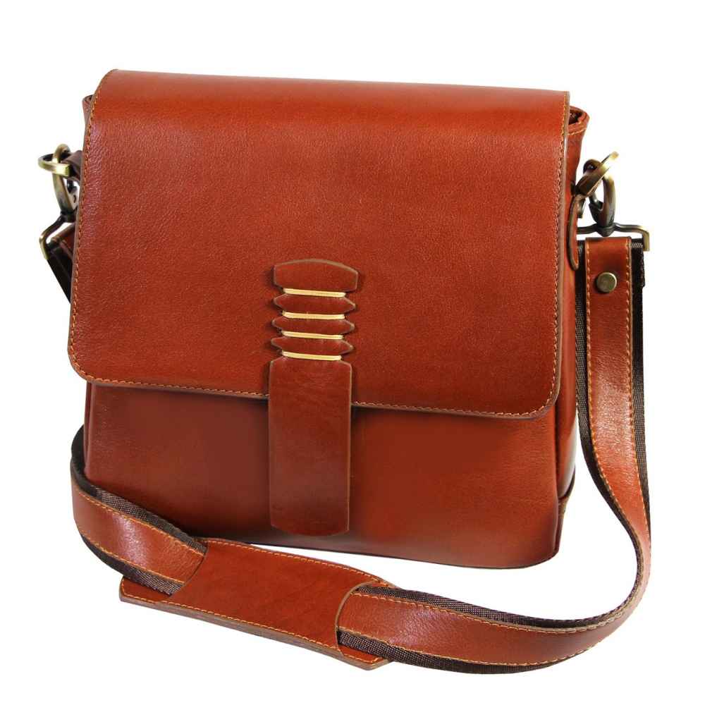 Sac Bandoulière en Cuir Luxueux Fait Main - Édition Nina