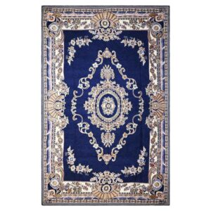 Grand tapis de sol intérieur de style bohème persan Goharan