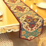 Couverture en velours Élegance Persane Bleue Haris