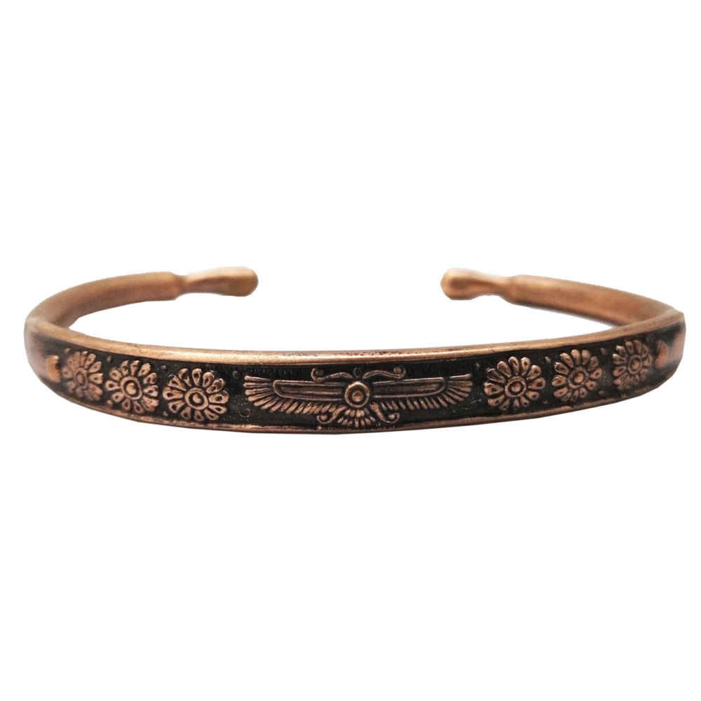 Bracelet en cuivre persan Affirmation - Farvahar