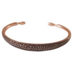 Bracelet en cuivre persan – Floral