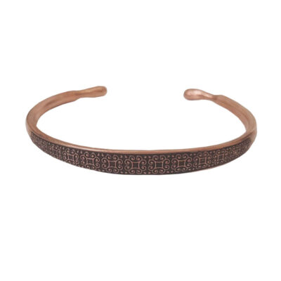 Bracelet en cuivre persan Affirmation – Fleur