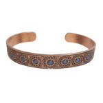 Bracelet en cuivre persan – Fleur de lotus