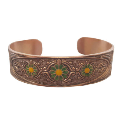 Bracelet en cuivre persan Affirmation – Lotus
