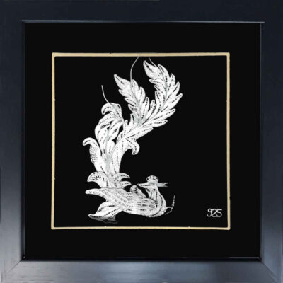 Art filigrané encadré – Phénix artistique