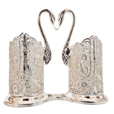 Porte-cuillère en argent filigrane persan modèle Javan