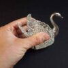 Porte-cuillère en argent filigrane persan modèle Jeyran