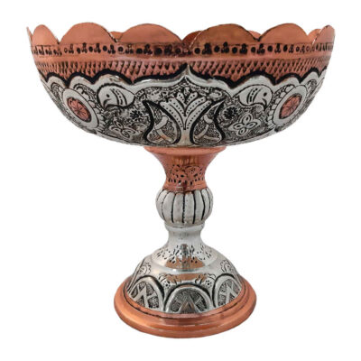 Coupe Décorative en Cuivre Artisanale Persane Gravée Hana