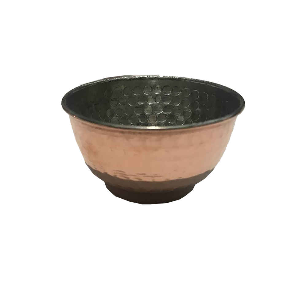 Bol de table en cuivre martelé traditionnellement - Arya