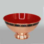Bol de table en cuivre martelé traditionnellement – Sogoli