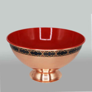 Bol de table en cuivre martelé traditionnellement – Sogoli