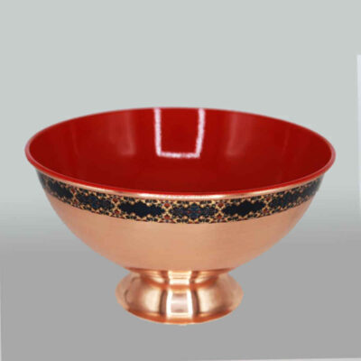 Bol de table en cuivre martelé traditionnellement – Sogoli